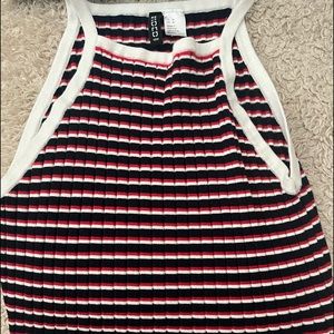 h&m striped top
